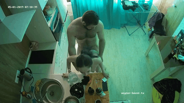 sex in the kitchen voyeur camera