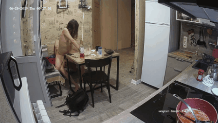 voyeur porn kitchen camera