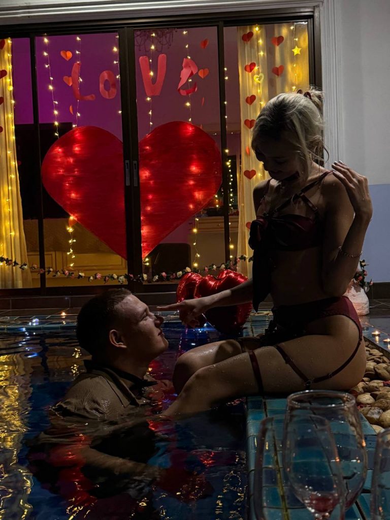 Rosy and Aleks on Valentine's Day